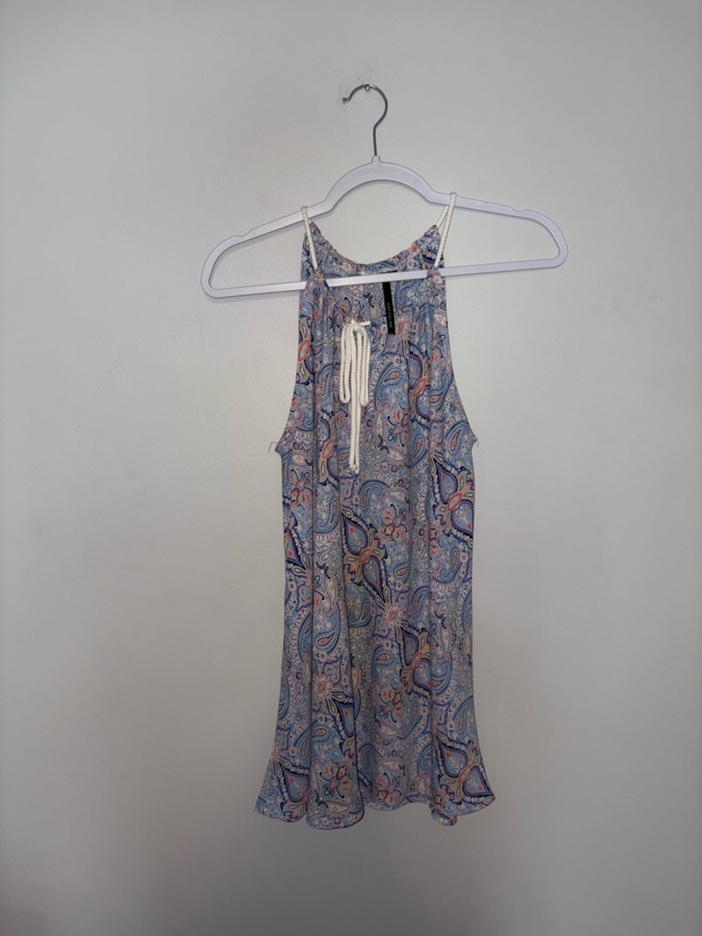 Kay Celine ~ Blue Printed Tie TankTop